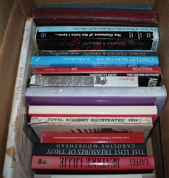 4 boxes of books